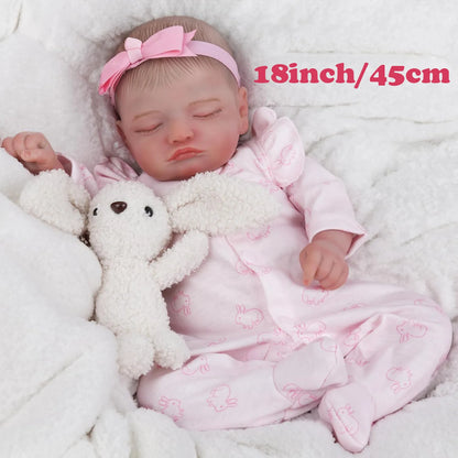 18-Inch Realistic Newborn Baby Doll with Real-Life Features