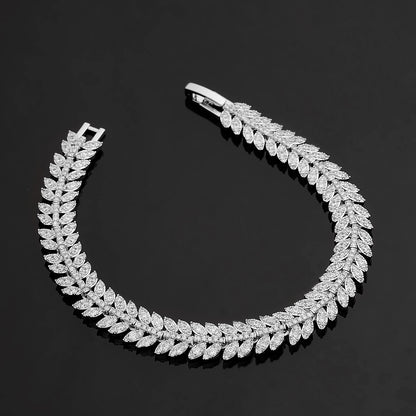 Luxury 4-Piece Zirconia Jewelry Set