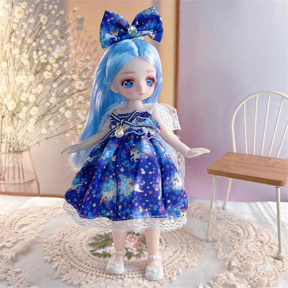 BJD Doll with 3D Eyes – Comics Face & Movable Joints