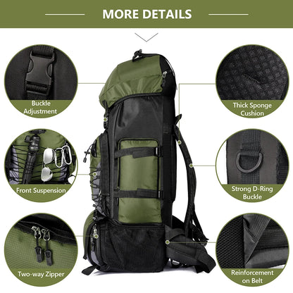 90L Tactical Camping Backpack