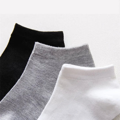 5 Pairs Low Cut Cotton Socks for Men – Lightweight