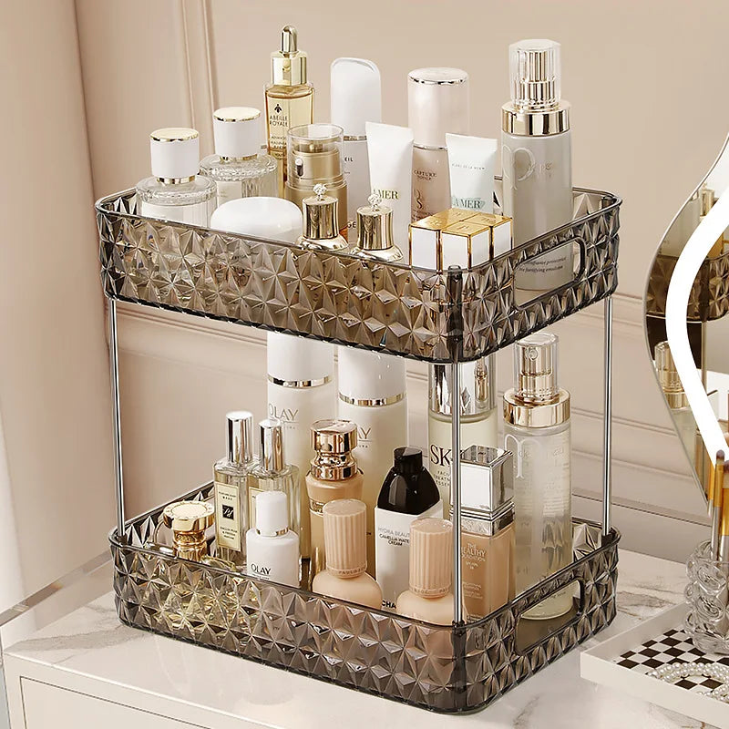 Acrylic Makeup Storage Organizer Shelf – Cosmetic Rack