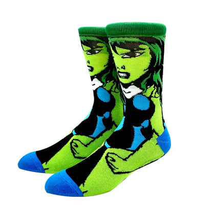 Anime Marvel Men's Knee-High Socks