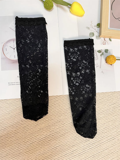 Floral Lace Socks - Retro Chic for Every Occasion