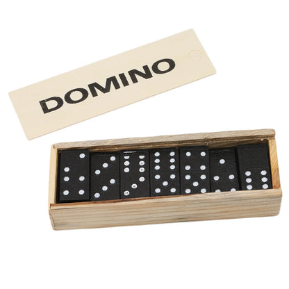 Wooden Domino Board Game – Educational Travel Toy