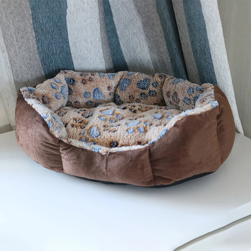 Soft Plush Pet Bed for Dogs & Cats