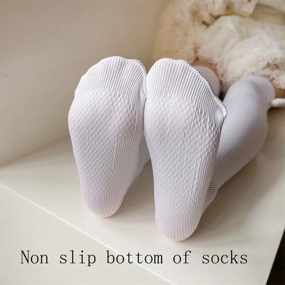 Calf silk stockings for girls