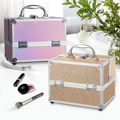 Portable Makeup Box with Lock