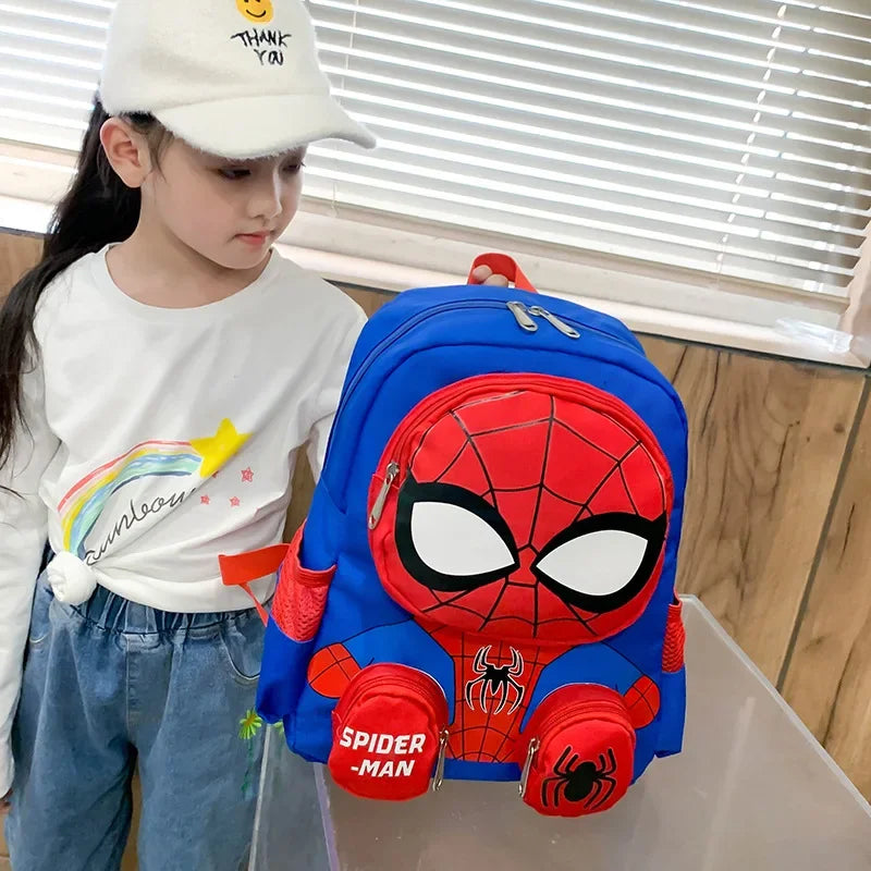 Spiderman Backpack | 3D Stereo Superhero School Bag