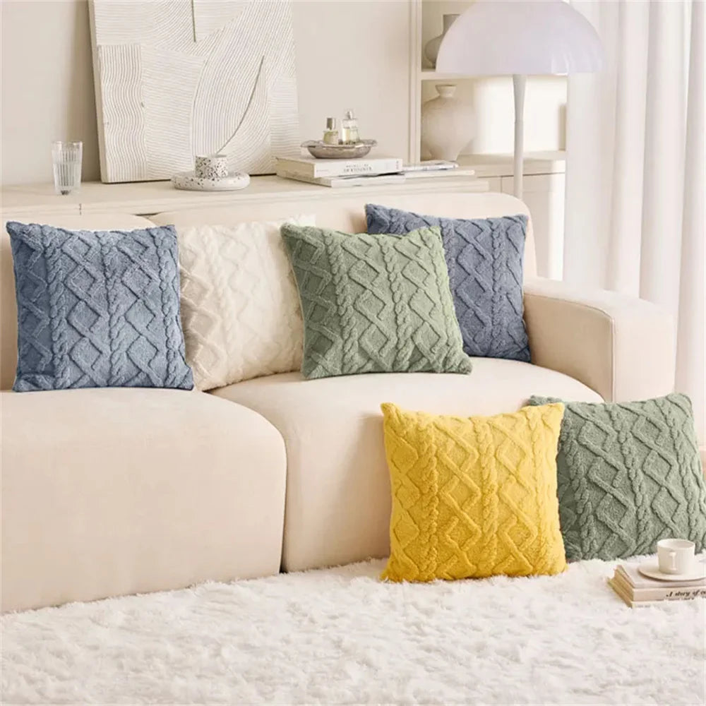 Solid Couch Cushion Cover for Home Decor