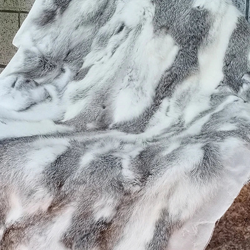 Thick Rabbit Fur Plush Blanket