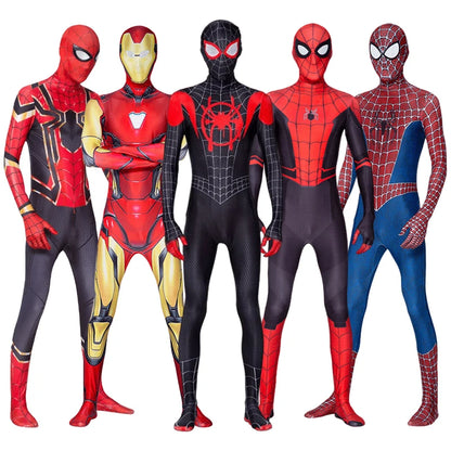 Spiderman Costume | Black Panther, Iron Man & Spider Gwen Cosplay