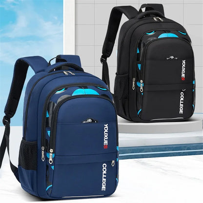 Waterproof School Backpack - Durable Primary Bag for Boys