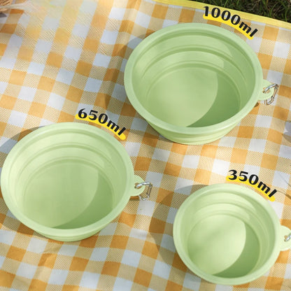 Portable Folding Silicone Pet Bowl