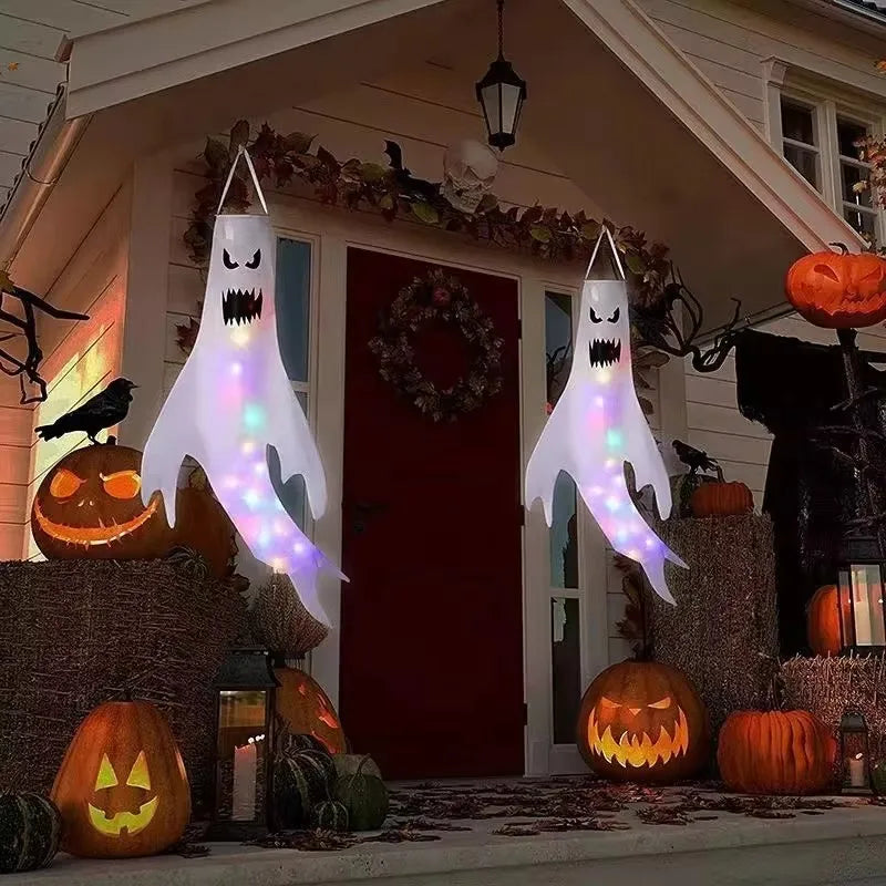 LED Light Hanging Ghost | Spooky Lamp