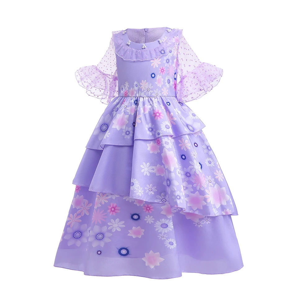 Disney Encanto Isabela Costume Dress for Kids