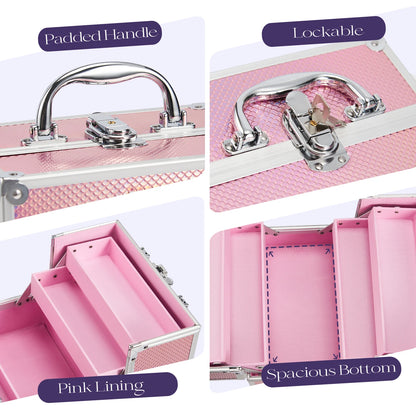 Portable Makeup Box with Lock