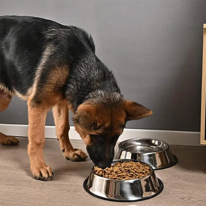 Stainless Steel Anti-Skid Pet Dog Bowl