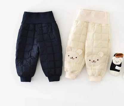 Winter Baby Boys Cotton Pants – Teddy Bear Trousers