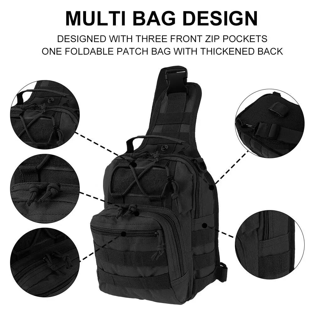 Military Crossbody Bag | Waterproof Tactical