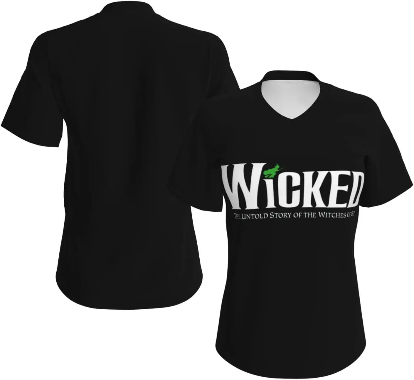 Girls V-Neck Wicked Musical Short Sleeve T-Shirt