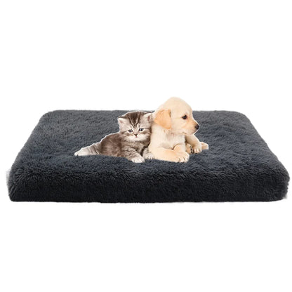 Removable Soft Plush Pet Bed Mat