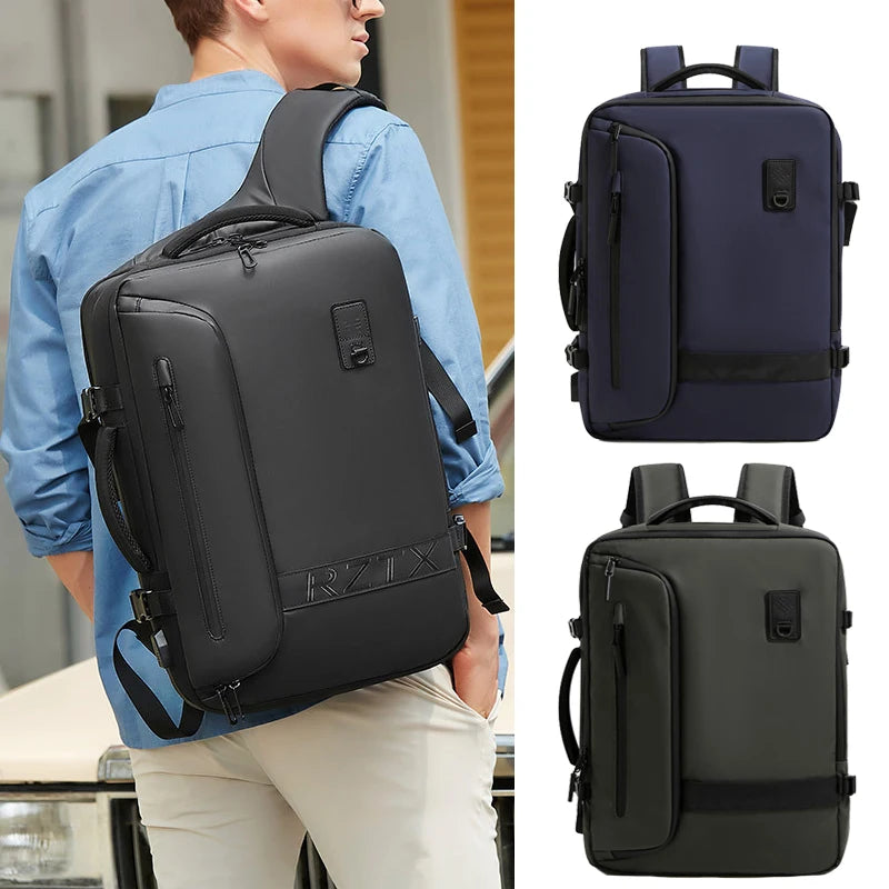 Airbag Backpack with Vacuum System - Stylish Business Softback