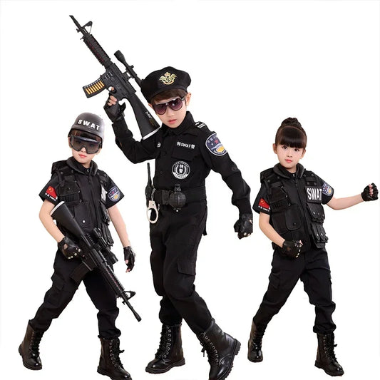 Children's Police Cosplay Costume - Special Policeman Uniform