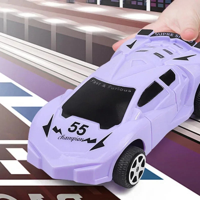 Durable Pull-Back Inertia Racing Cars for Kids