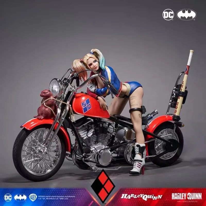 Harley Quinn Alloy Motorcycle Scene Suit - Hot Toys Action Figure