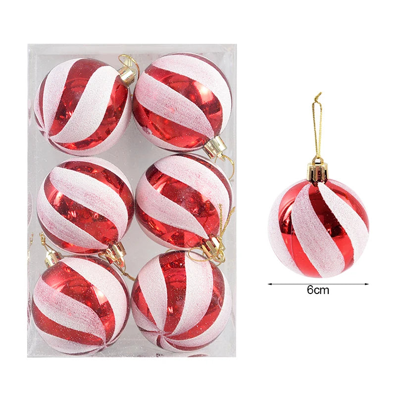 Christmas Ball Ornaments - Xmas Tree Hanging Pendants