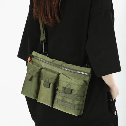 Unisex Nylon Tactical Messenger Bag