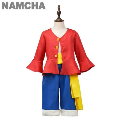 Monkey D. Luffy Cosplay Costume for Kids