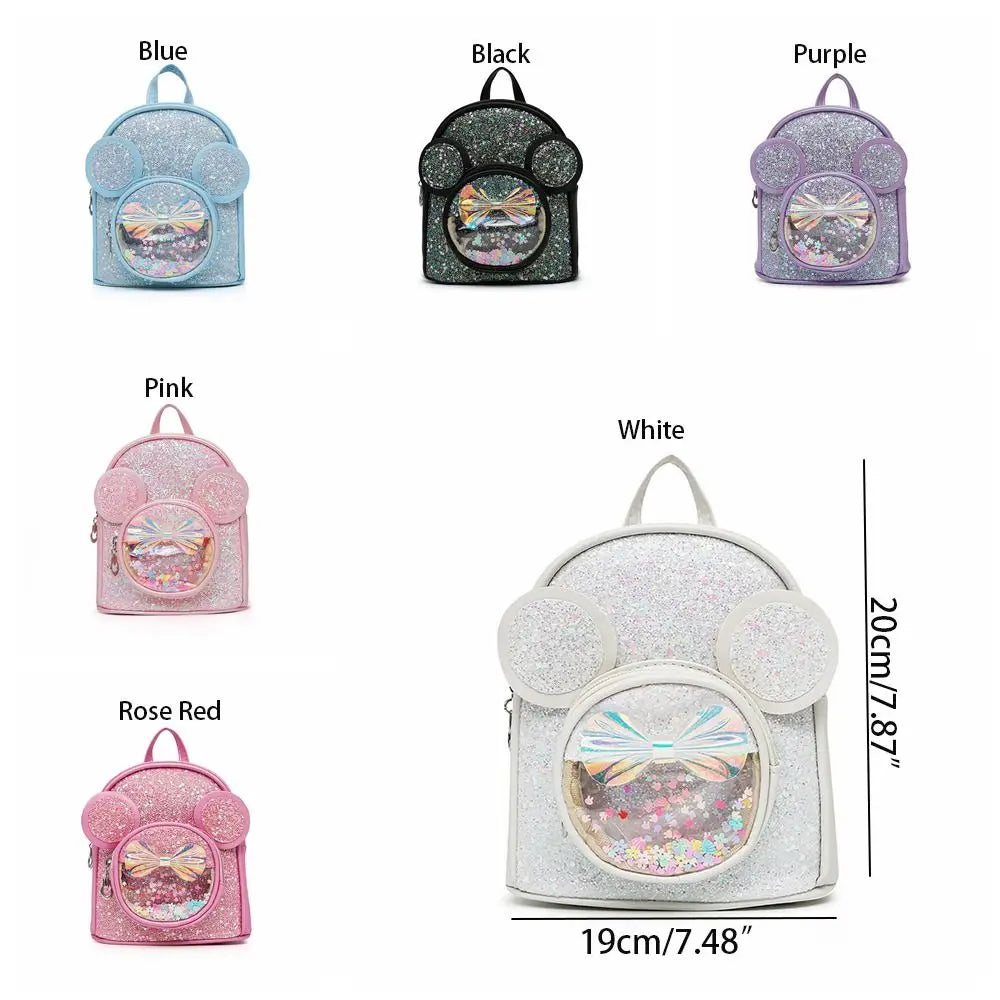 Wear-resistant Colorful Sequin Princess Backpack