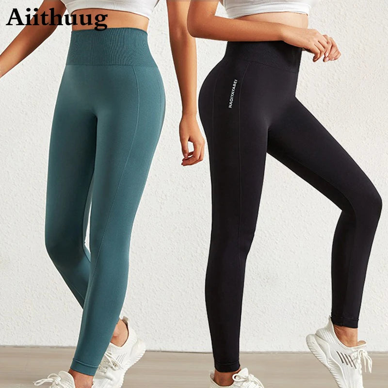 High-Waisted Printed Yoga Leggings - Quick Drying Butt Lifter Fitness Pants