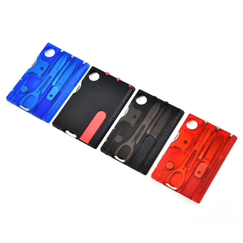 12-in-1 Credit Card Multitool – Multifunctional Outdoor Pocket Tool