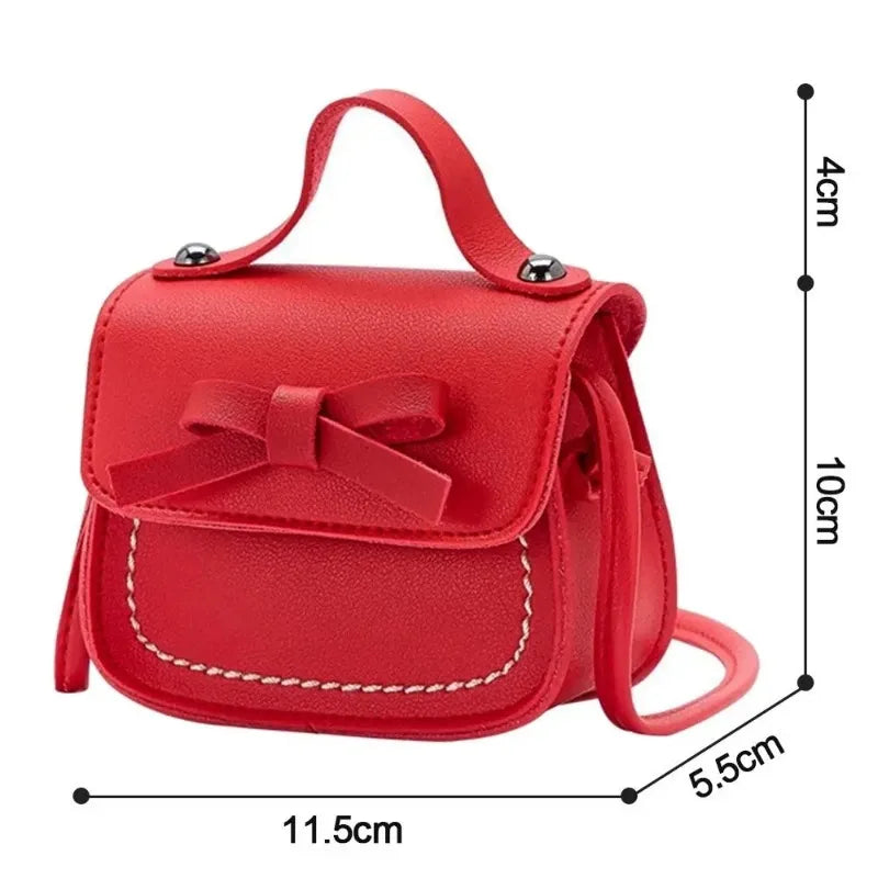 Cute Small Purse for Little Girls | Bow Messenger Crossbody Bag