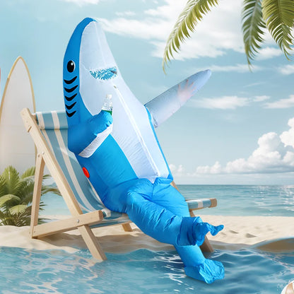 Standing Shark Inflatable Costume - 2 Sizes