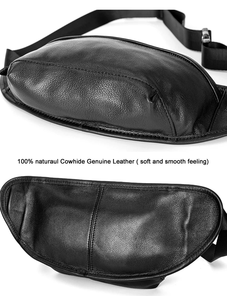 Men’s Genuine Leather Waist Bag