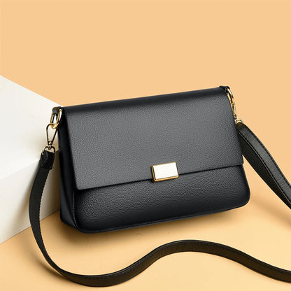 High-Quality Solid Color Purses | Luxury PU Leather Shoulder & Crossbody Bags for Women