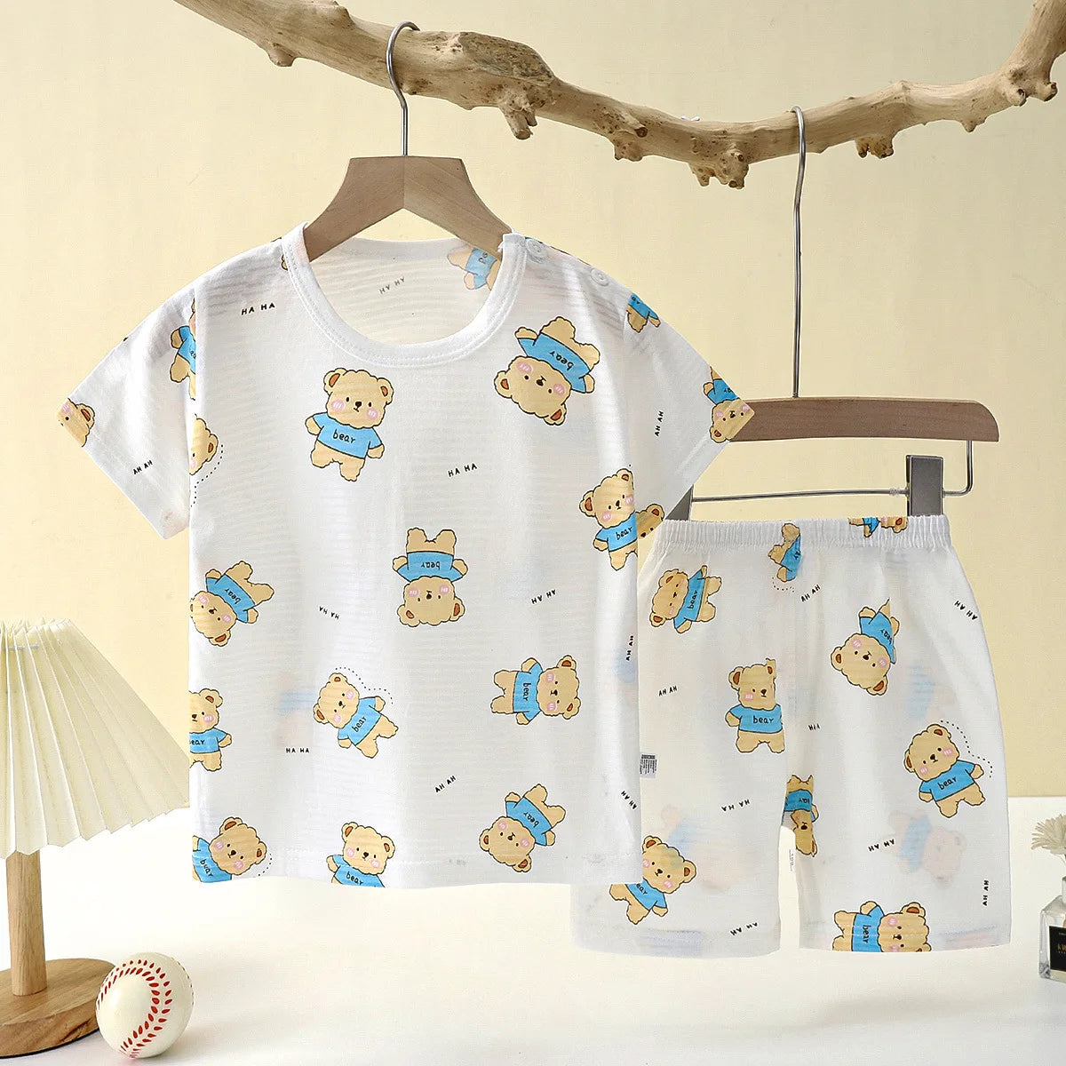 Summer Kids Pajamas Set | Thin Two-Piece Homewear