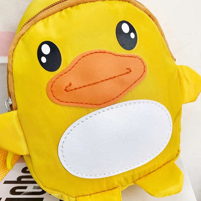 Cute Cartoon Duck Shoulder Bag for Kids | Waterproof Fashionable Bags (2-12 Years)