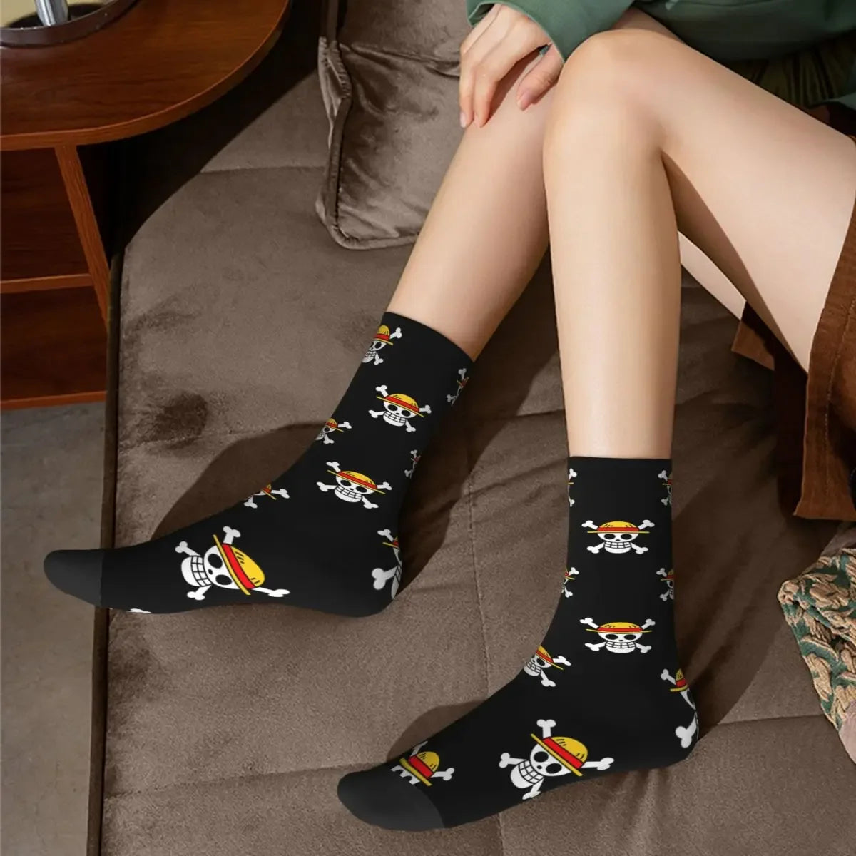 One Piece Sign Harajuku Socks - High Quality, All-Season Stockings Series 2