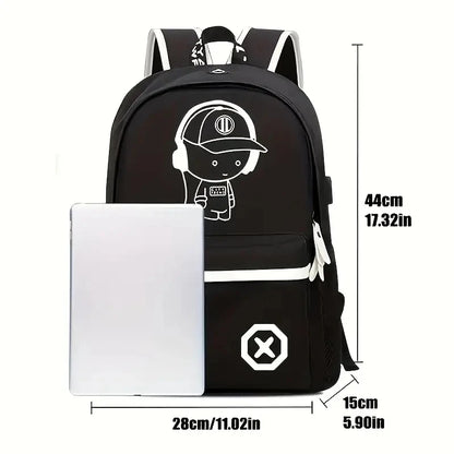 Luminous Anime School Backpack