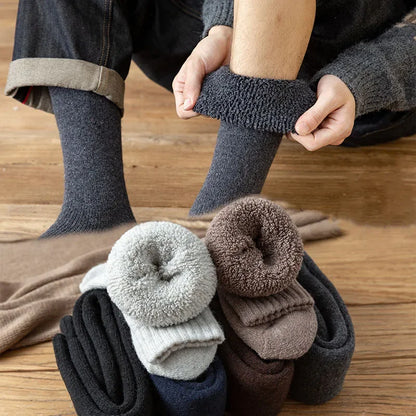 3 Pairs Winter Men's Thickened Wool Socks