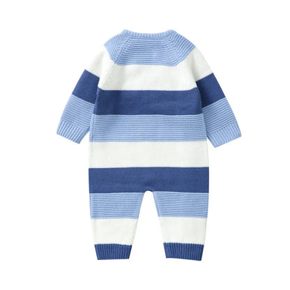 Striped Sweater Romper for Baby Girls & Boys