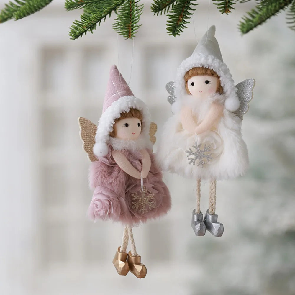 Angel Doll Christmas Tree Hanging Ornaments - Plush Angel Dolls