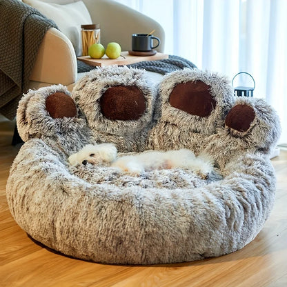 Bear Paw Shaped Dog & Cat Bed