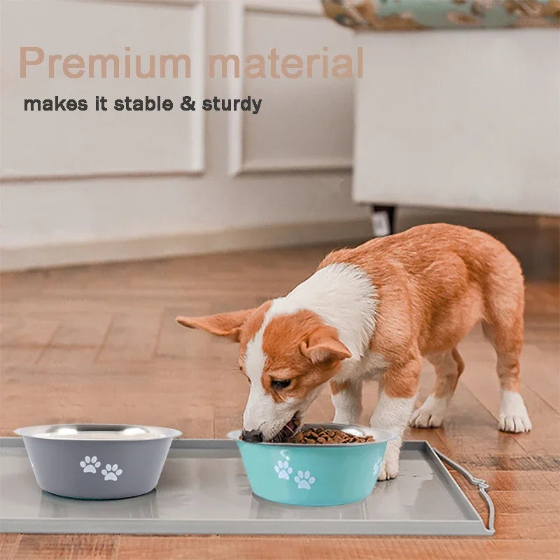 Non-Slip Dog Bowls for All Sizes