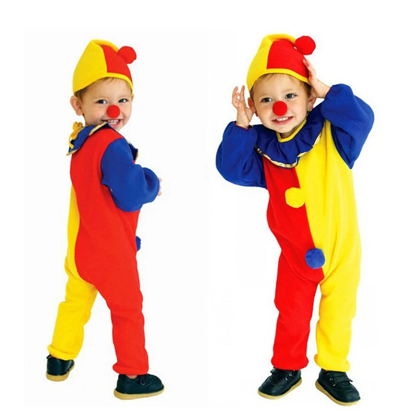 Sydanne Kids Carnival Clown Costume